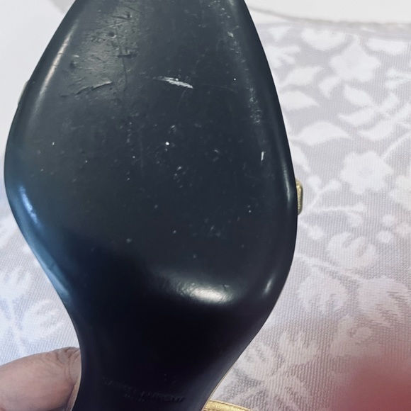 COPY - Gold Opyum YSL logo heel with gold hardware - Picture 12 of 14